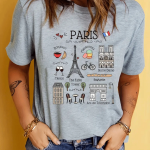 Womens Tower Print T-Shirt