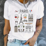 Womens Tower Print T-Shirt