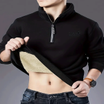 Men's Casual Cotton Blend Stand Collar