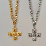 1pc Elegant Golden Cross Water Spinner