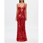 The Red Sapphire Sequin Maxi Dress
