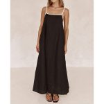 Classic Holiday Style Contrasting - Black