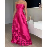 Long circle tube top dress - Red