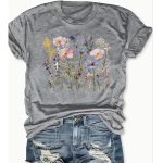 Shirt for Women - Soft Pink Casual Short Sleeve