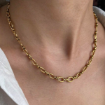 Luxurious Stainless Steel O-Shape